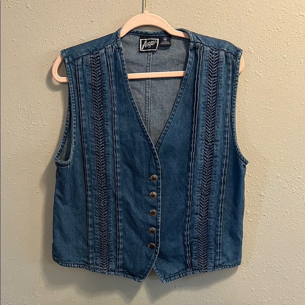 Vintage argee Denim Vest waistcoat